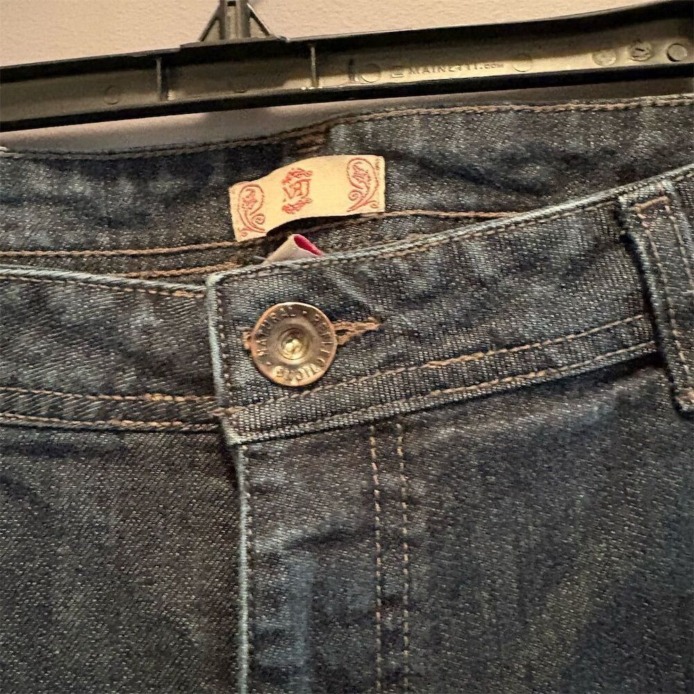 Natural Reflections Women's Size 12 Straight Blue Jeans Mid Rise Denim Fisherman - Picture 2 of 10